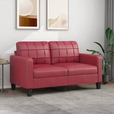 Röda Soffor vidaXL vinröd Soffa