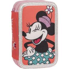 Minnie Mouse Triple Pencil Case