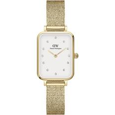 Daniel Wellington Armbandsur Daniel Wellington Quadro Lumine Pressed Mesh