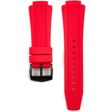 Hombre Correas de reloj Bobroff Correa para BFS024 Rojo