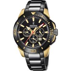 Festina f20644/1 chrono bike black bracelet wristwatch