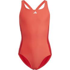 Polyester Badpakken Adidas Cut 3S Suit - Rood