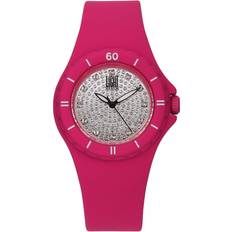 Rhinestones Wrist Watches Light Time Silicon Strass Watch