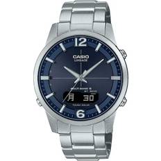 Casio Hommes LCW-M170D-2AER Acier inoxydable Argent Bleu Gris