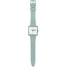 Swatch What If. Gray SO34M700 Grå fyrkantig med vit tavla
