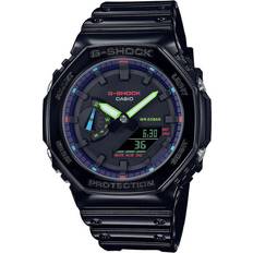 Casio G-Shock Relojes de pulsera Casio ga-2100rgb-1aer negro rainbow/ analógico y digital g-shock