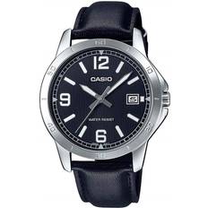 Læder - Voksen Armbåndsure Casio Sort Ø 41,5 mm