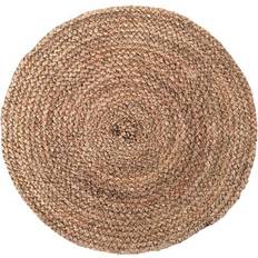 aida Raw Rund Dekkebrikke 38 cm Siv Brun Spisebrikke Brun