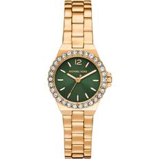 Michael Kors Lennox Ladies' Green & Gold Tone Bracelet