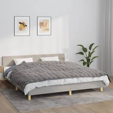 220 cm Tyngdedyner vidaXL 11 stof Tyngdedyne Grå