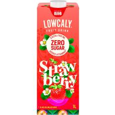 NJIE Lowcaly Frugtdrink, Strawberry, 1 L