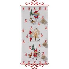 M&m julekalender Permin Broderikit Kalender Nisser & Dyr
