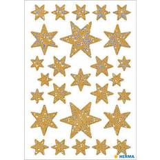 Herma Stickers Decor Julestjerne Guld