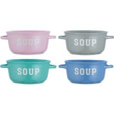 Waterside Set of 4 Handled Soup Bowl