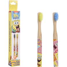 Take Care Spongebob Bamboo Toothbrush Lot 2 pz