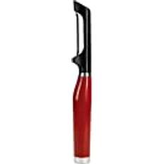 Rosso Sbucciatori KitchenAid Euro Peeler of Stainless Steel with Blade Sleeve, Red Sbucciapatate