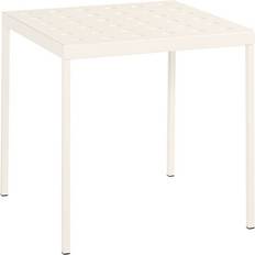 Hay Buiteneettafels Hay Balcony Tuintafel 75 x 76 x 74 cm Krijtbeige Gepoedercoat