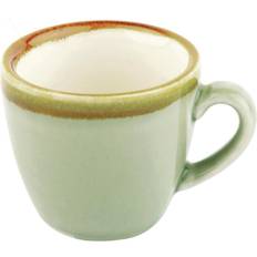 Congélateur Sécurisé Tasses à espresso Olympia Couleur Mousse Kiln 85 ml (Lot de 6) - Vert Tasse à espresso