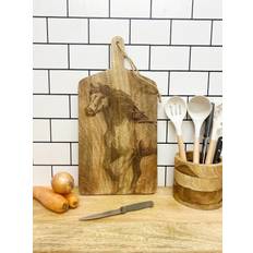 Kitchen Accessories Engraved Horse Chopping Board