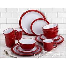 Red Dinner Sets Waterside Camden Red 16 Dinner Set 16pcs