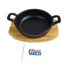 Kitchen Craft Mini Serverings Støbejernsform Sort