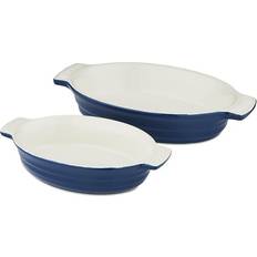 Blue Oven Dishes Barbary & Oak Set Of 2 Oven Dish