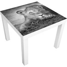 Portariviste Papier Adhésif Pour Meuble - Lack Table D'Appoint Bébé Lion Tapi Dans L'Ombre