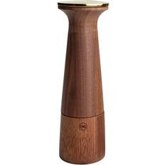 T & G T&G CrushGrind Oblique Deco Gold Pepper Spice Mill