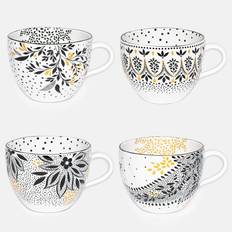 Sara Miller London Portmeirion Artisanne Noir Set Cup