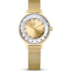 Swarovski Octea Nova watch, Swiss Made, Metal bracelet, Gold tone, Gold-tone finish