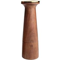 T & G T&G CrushGrind Oblique Deco Gold Salt Spice Mill