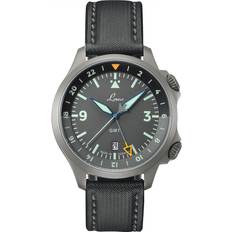 Laco Pilot Frankfurt GMT Grau Grey