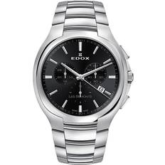 Edox Armbåndsure Edox Les Bemonts Chrono Black