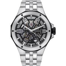 Edox Horloges Edox Delfin 85303-3NM-NBG Zilver