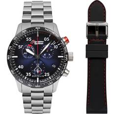 Klockor Zeppelin Eurofighter Kvartskronograf ETA G10.212 43 mm 7298M-3SET