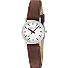 Mondaine Classic Vegan Grape Leather White