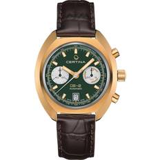 Certina DS-2 Chronograph Automatic C0244623609100 Man 43 mm Analog Automatisk Green 20 mm