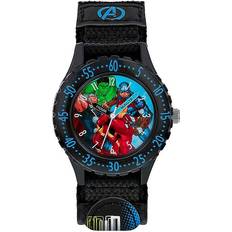 Marvel Montres-bracelets Marvel analogique Avengers noire pour enfants