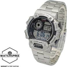 Casio ae-1400whd-1a world time illuminator digital alarm