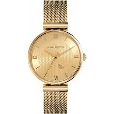 Olivia Burton Yellow Gold Plated Mesh