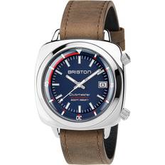 Polyester Armbåndsure Briston Clubmaster Diver Polished Blue