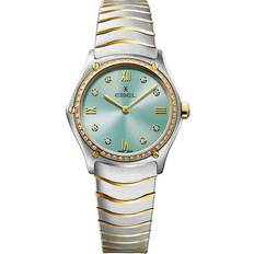 Ebel Klockor Ebel Damklocka 1216559 Classic Blå/18 Karat Gult Guld Ø29 mm