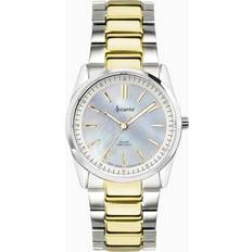 Accurist Women Wrist Watches Accurist Ladies Everyday Solar Two Tone Bracelet 30mm