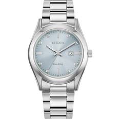 Organic - Women Wrist Watches Citizen Eco-Drive Ladies' Blue Diamond &