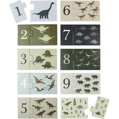 Puslespil A Little Lovely Company Tællepuslespil 1-10 Dinosaur OneSize Spil