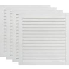 vidaXL Skabslåger 4 Stk 61.5 59.4 cm Massivt Fyr Hvid Inderdør (x)