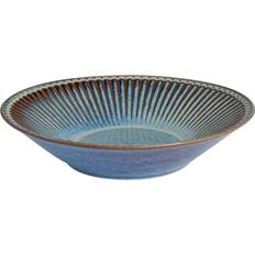 Greengate Dybe tallerkener Greengate Everyday Alice Pastatallerken Oyster Blue Dyb tallerken 23cm