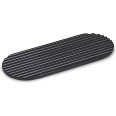 Marbre Plateaux de Service Northern Podium 40 cm Black Basalt Stone Noir Plateau de service