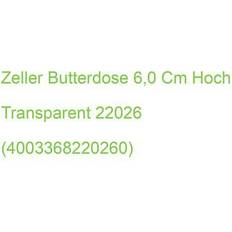 Keramik Smørbokse Zeller Butterdose 6.0 cm Hoch Transparent Smørboks