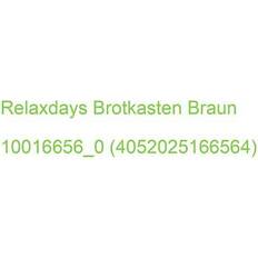 Bambus Brødkasser Relaxdays Bamboo Breadbox with Rolling Lid Brown Bread Box